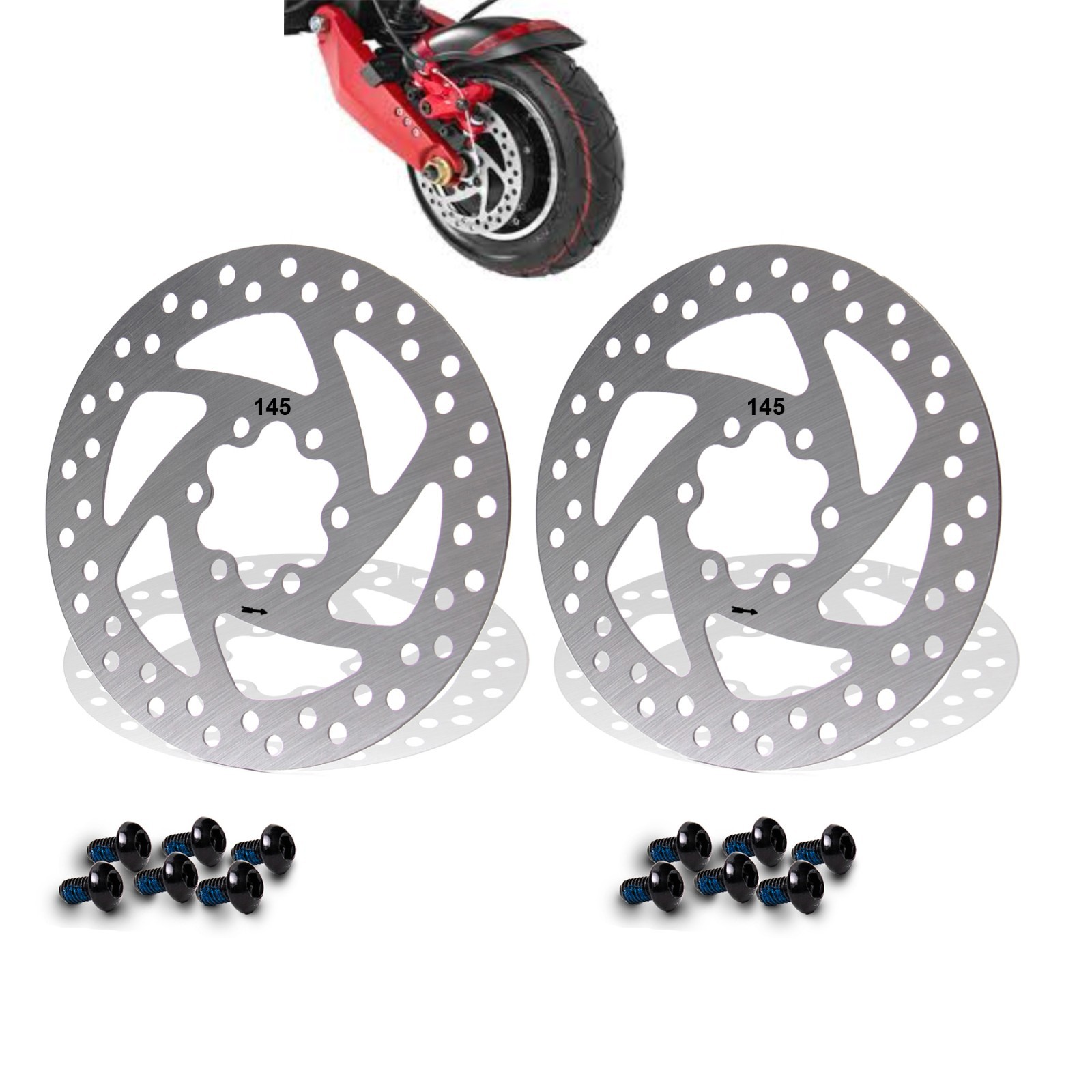 Electric Scooter Brake Disc 145mm  2PCS