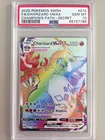 2020 Pokemon SWSH #074 FA/CHARIZARD VMAX Champion's Path - Secret PSA 10