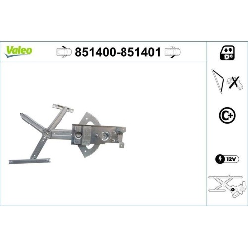 1X Fensterheber Valeo 851400 Passend FüR Opel Vauxhall-image