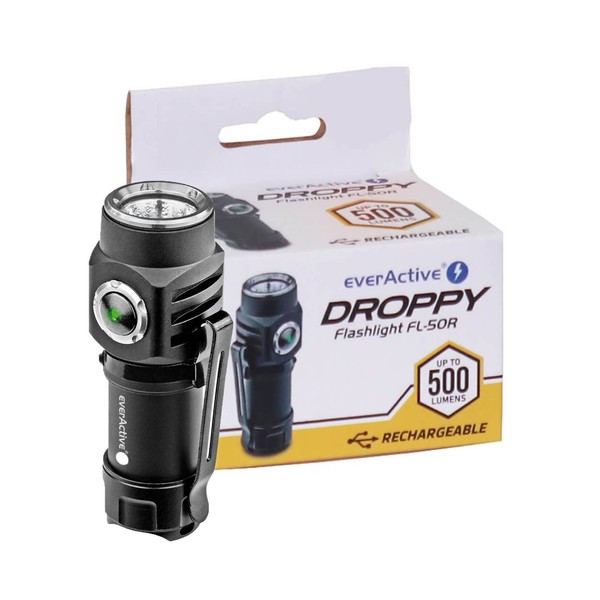 Everactive Droppy FL-50R Led Taschenlampe 500Lm USB-C Wiederaufladbar IP66-image