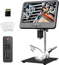 Digital Microscope Inspecting Coin Magnifier for Adults Soldering Electronics
