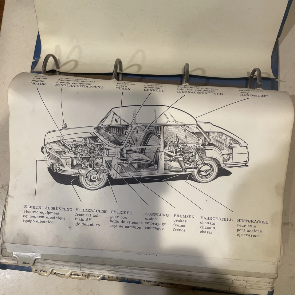 BMW años 60 OEM piezas manual 1500 1600 1800 y Ti Foto 4 de 4