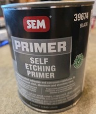 Sem 39674 Quart Self Etching Primer Black New