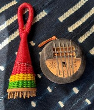 Kalimba K&ouml;rbchen Rassel Caxixi  Daumenklavier Improvisation Percussion