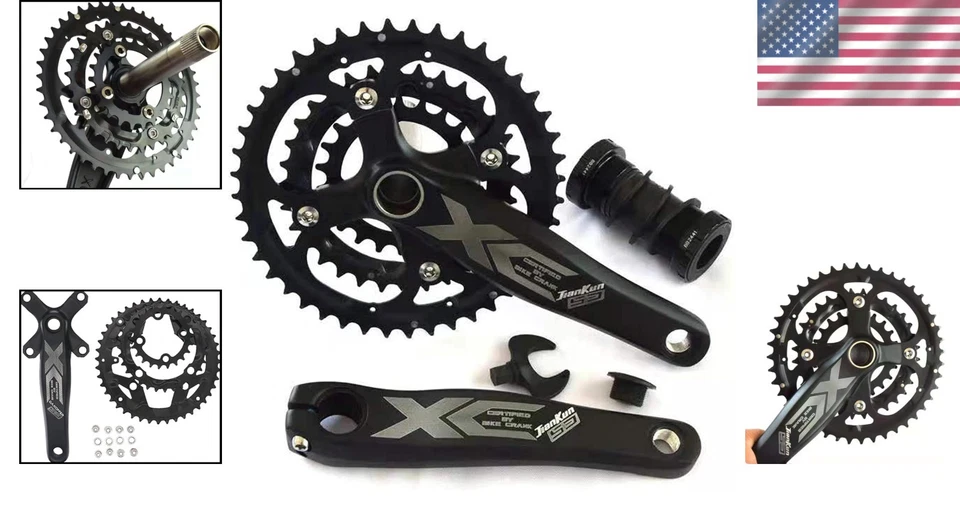 27-скоростная система шатунов для горного велосипеда - полая интегрированная передняя звездочка и съемная Sp... - Изображение 2 из 4