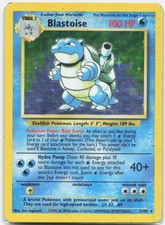 Blastoise Holo Rare Base Set BS Water 002/102 1999 HP