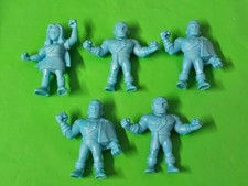 Lot Of 5 Wendys Kids Meal Toys DC Super Heroes Mini Figures Blue Free Shipping