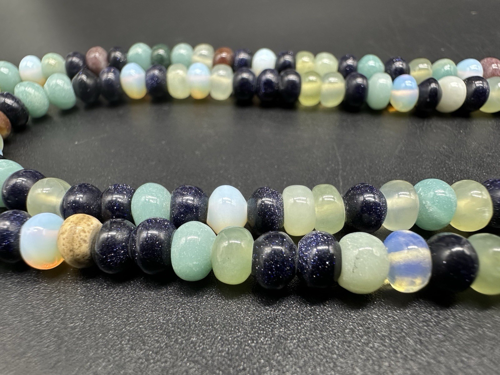 Beautiful Amazonite Stone Beaded Toggle Necklace … - image 7