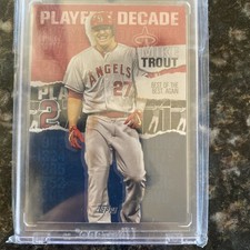2020 Topps #MT-17 Mike Trout Topps Player of the Decade: Mike Trout /299