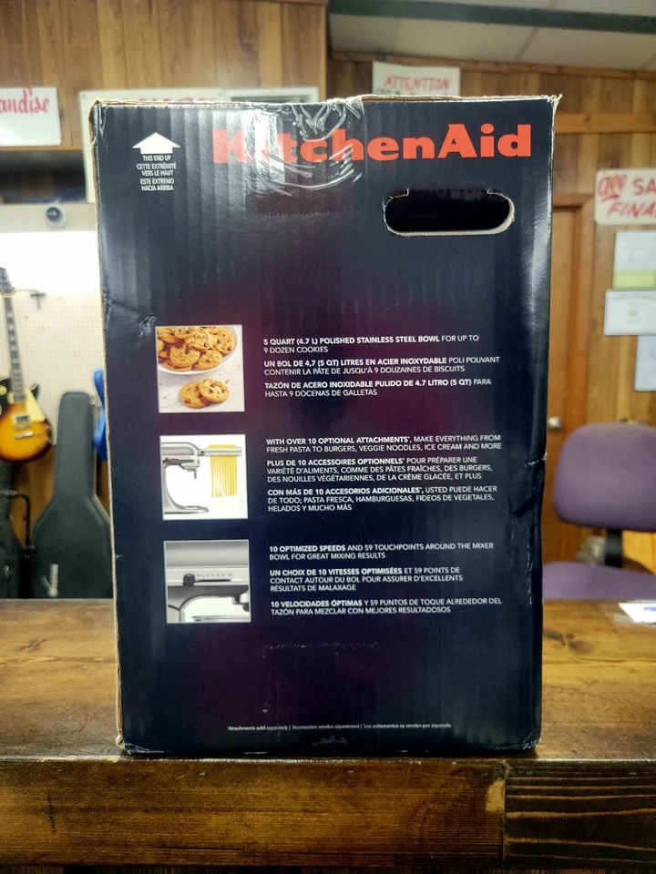 KitchenAid KSM150PSAC NEW ARTISAN 325W Stand Mixer (Almond Cream) - Image 4 of 4