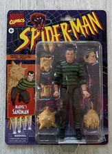 Hasbro Marvel Legends Retro Spider-Man SANDMAN 6  New CIB MCU