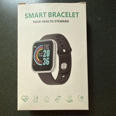 RoHS  Brand Smart Watch- Black - (Smart Bracelet) Open Box