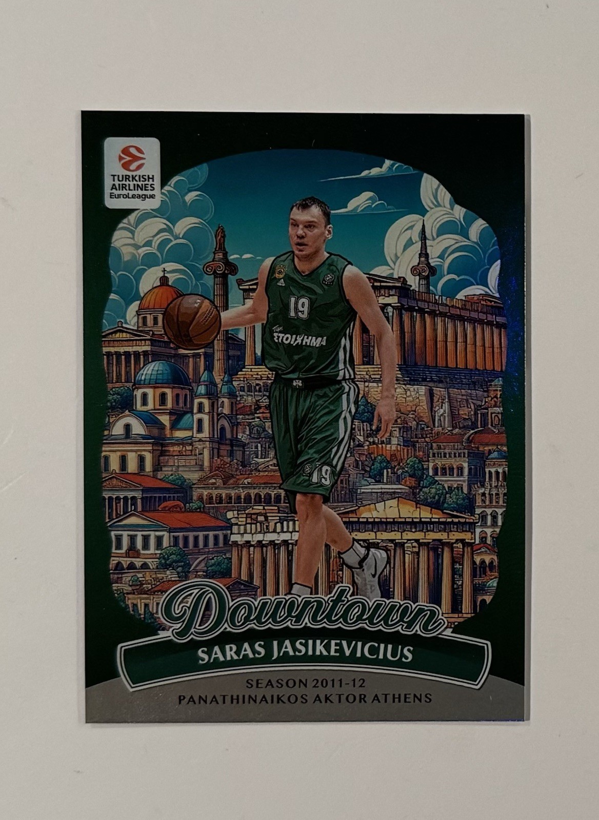 2024-25 Donruss Euroleague Saras Jasikevicius Downtown #8