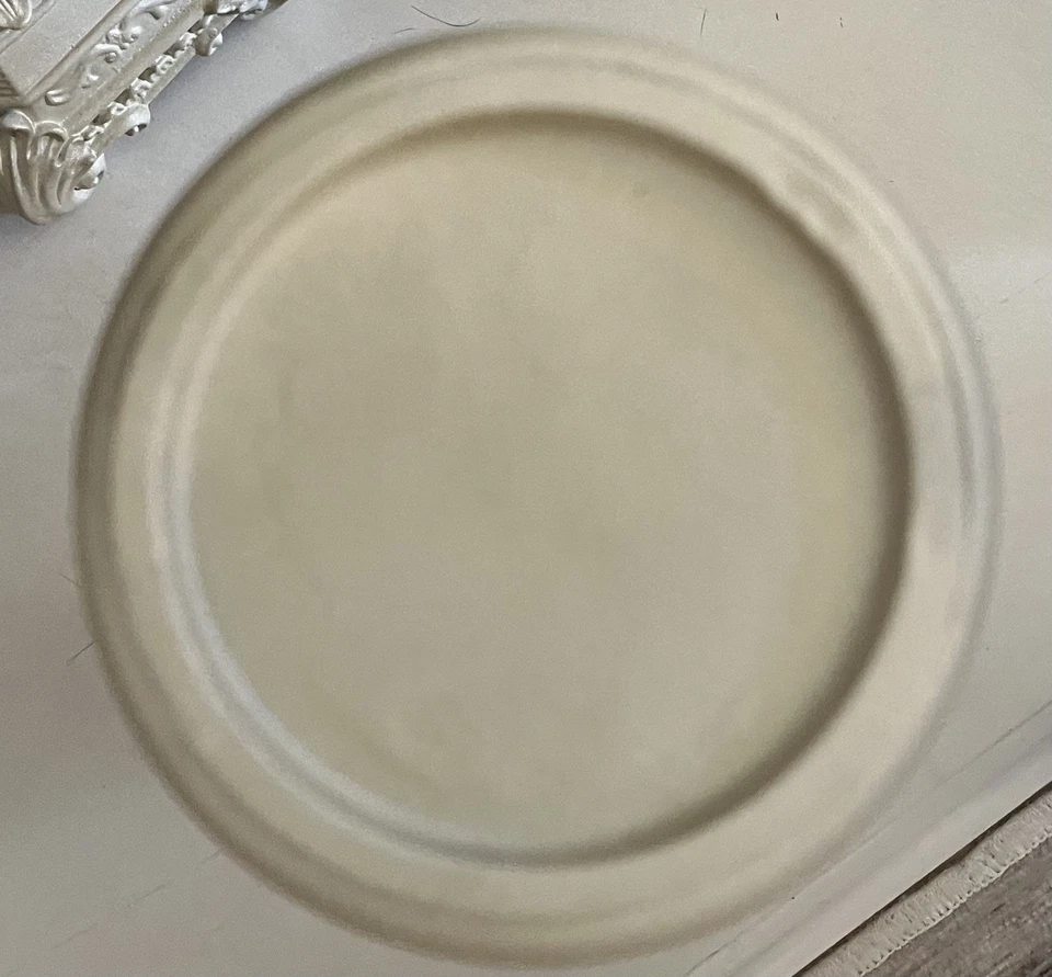 Set of 3 Farmhouse Distressed White Pillar Candle Holders Ornate Shabby Chic  - Image 3 of 4