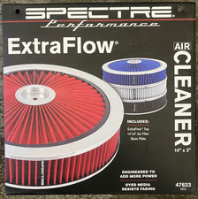 Spectre Performance 47623 Extra Flow Air Cleaner Assembly - 14 X 3 Red New