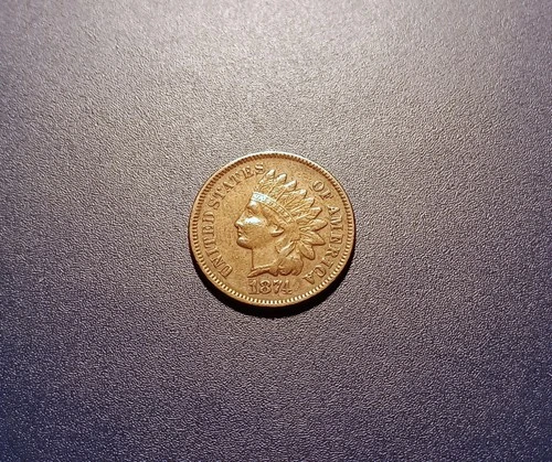 Nice XF 1874 Indian Head Cent