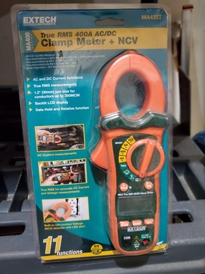 Extech MA435T 400A True RMS AC/DC Clamp Meter + NCV
