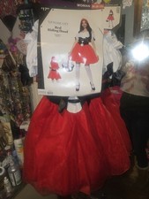 Lil Red Riding Hood Costume 8-10 Medium Brand New Complete With Hood