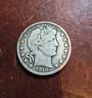 1910-P Barber Half Dollar VG