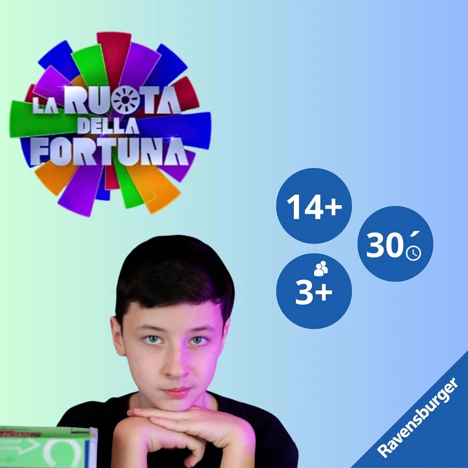 Ravensburger La Ruota Della Fortuna Gioco Da Tavolo Ufficiale 14+ Gerry Scotti🍀 - Immagine 3 di 4