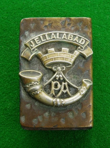 WW1 Somerset Light Infantry Trench Art Matchbox Holder