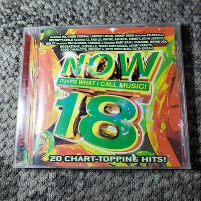 NOW 18 CD 2005 Pop R&B Hip Hop Rock Chart Hits