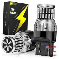7440 7443 T20 LED Brake Light Bulbs,4014 63SMD Red Stop Lamps LED Red 7440