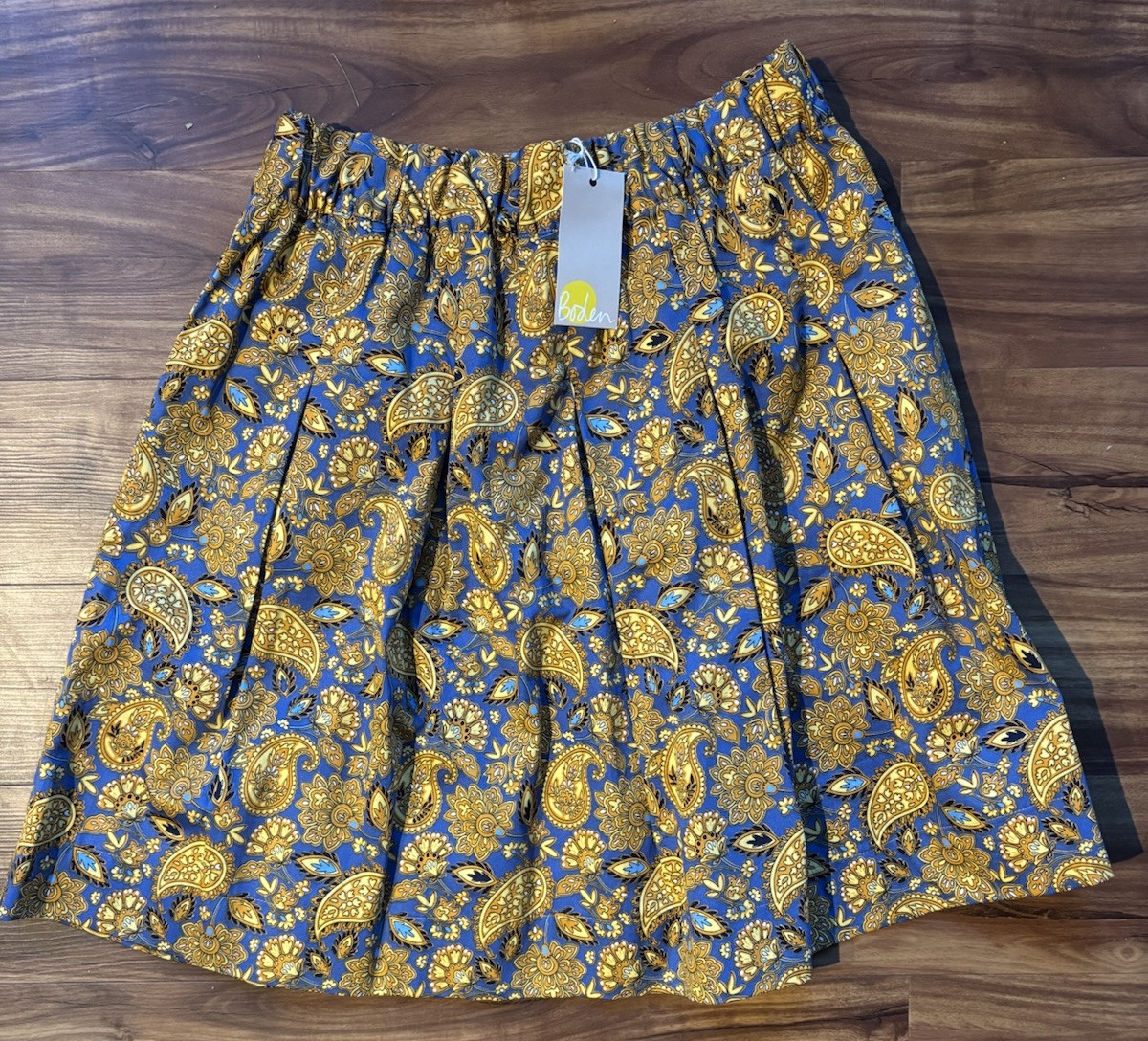 Boden Paisley Print Skirt Size 6
