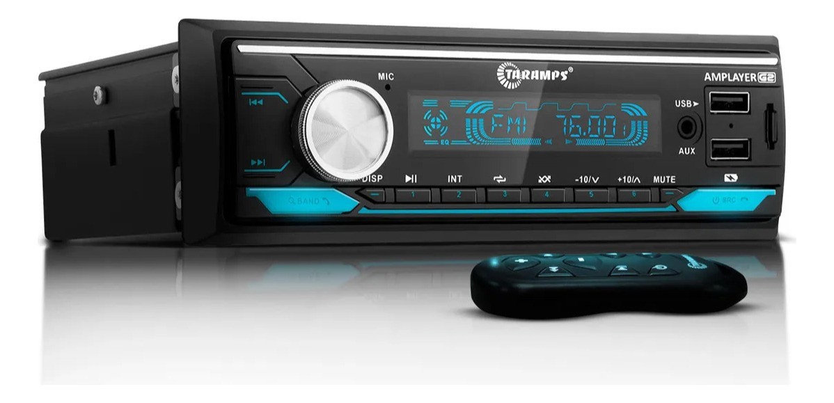 Radio Player Mp3 Taramps Amplayer Bluetooth Usb 400W Rms 4x100W