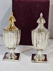 Vintage~Silver Treasures~Godinger~Silver Tone~Art Fluted Salt & Pepper Shakers — photo 3