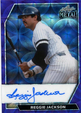 2026 Leaf Metal REGGIE JACKSON ON CARD AUTO AUTOGRAPH #ED 1/2 NEW YORK YANKEES