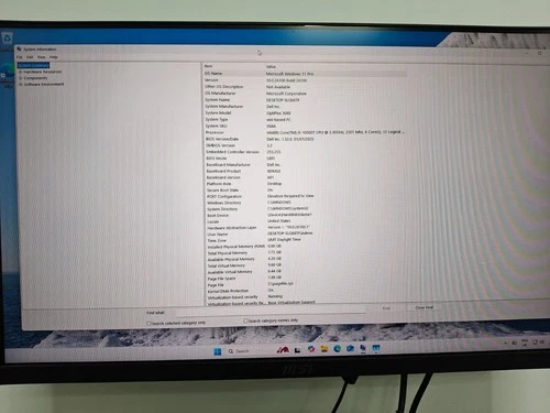Dell optiplex 5080 i5 - 10 Generation,8Gb Ram, 256 Gb SSD ( No Wifi )