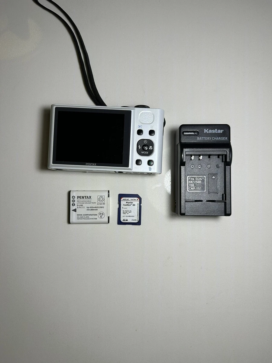 Pentax Optio RZ18 16MP 18X Optical Digital Camera White Tested