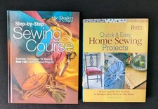 Lot- Readers Digest Step By Step Sewing Course Home Sewing Projects Books Lot -2