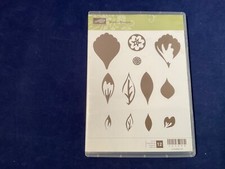 Build A Blossom Cling Stampin' Up Stamp Set, 1 stamp missing. -B10