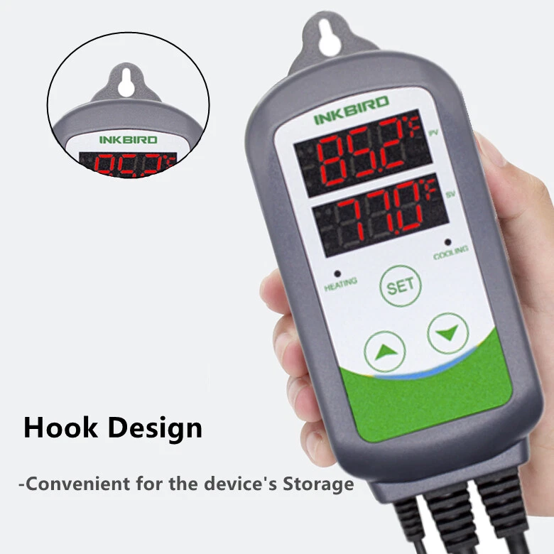 Temperature Controller Thermostat Heat Cool 308S Aquarium Fish Tank Probe Sensor - Image 3 of 4