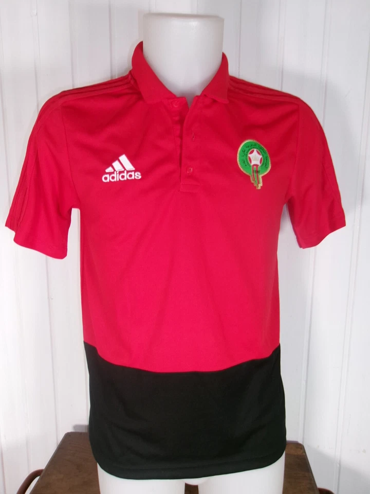 Maillot rouge/noir ADIDAS Federation Royale Marocaine de football (L/G) S 38 - Photo 1/4