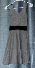 Comfortable and Sexy Grey Dress With Black Lace