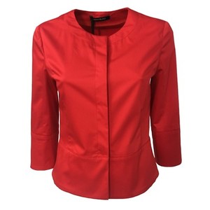 3 Rouge Femme Baglio coton 96 Élasthanne 4 Mod Pennyblack Veste Manches 4 wqIwp6