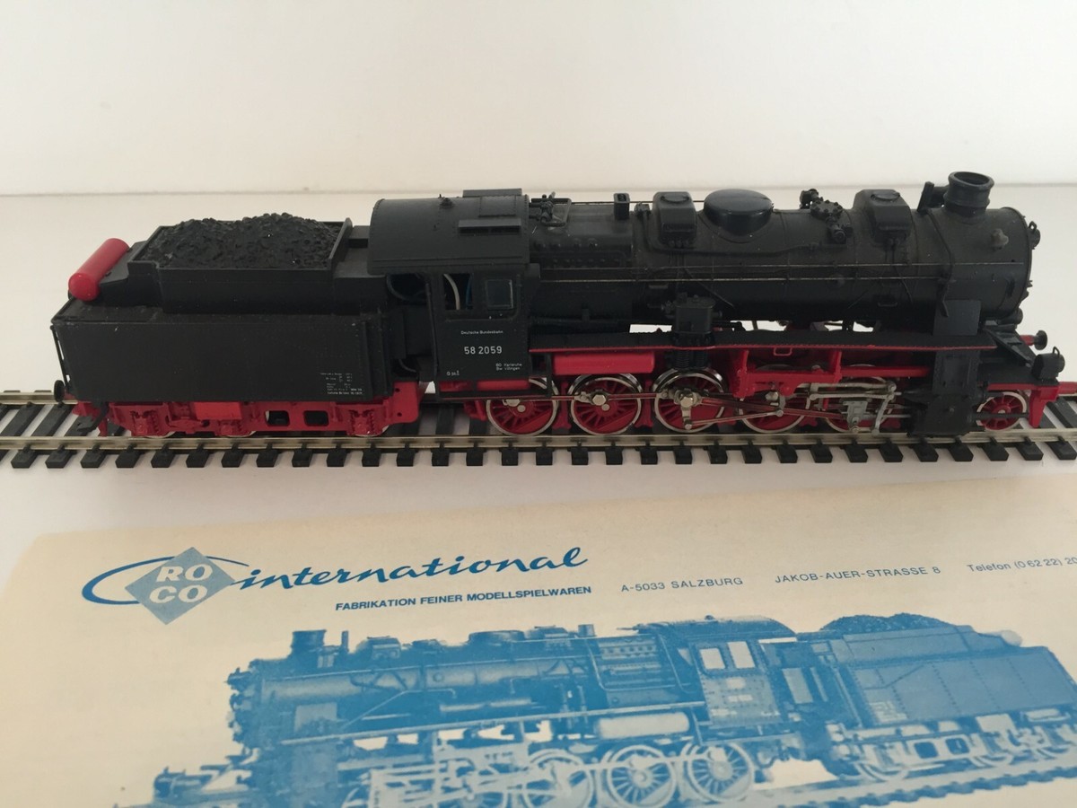 Roco HO Scale 4112 Prussian G12, DB Br58 (58 2059) 2-10-0 in Epoch 