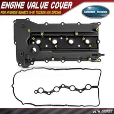 Engine Valve Cover with Gasket for Hyundai Sonata 11-15 Tucson Kia Optima 2.4L