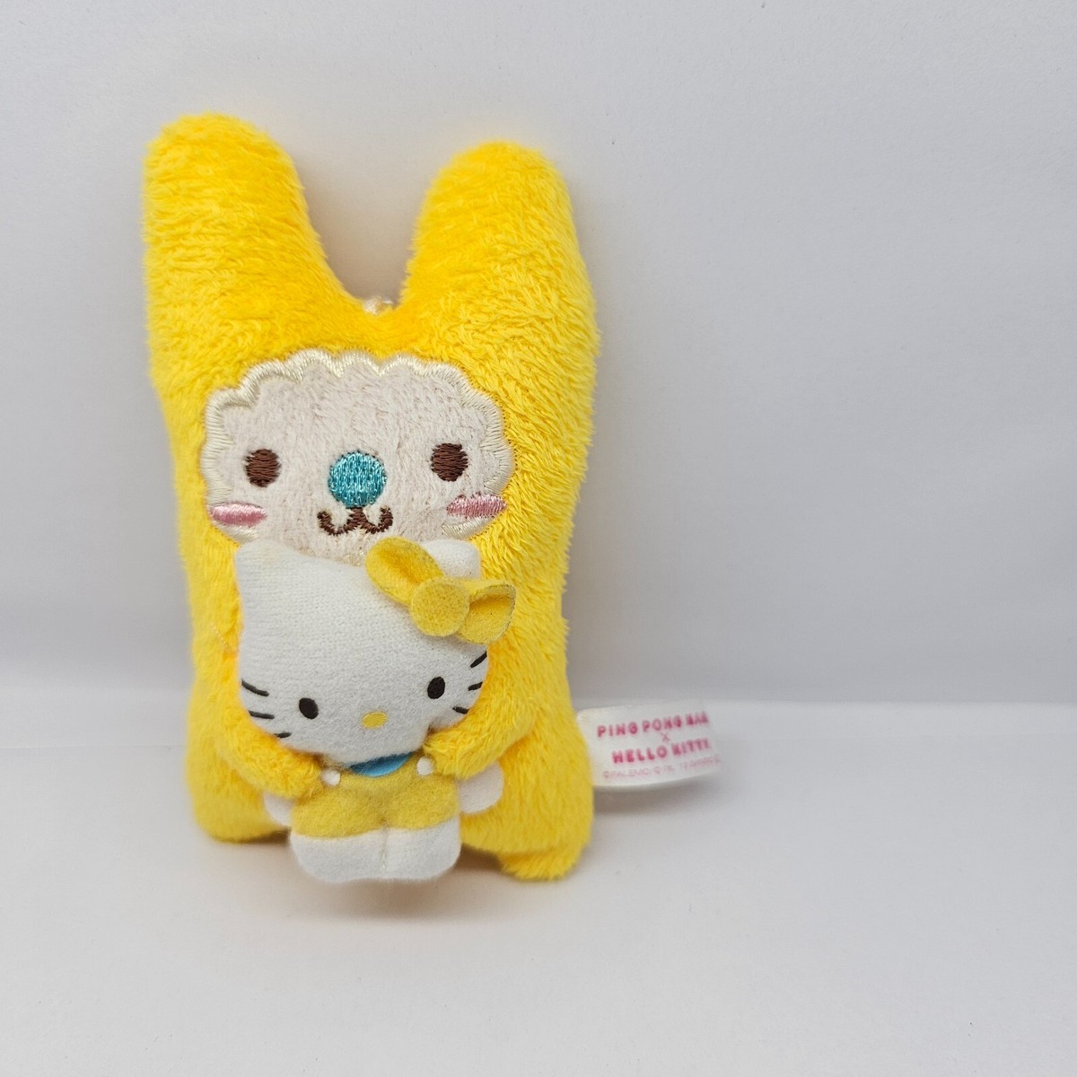 Hello Kitty ドアチャイム イエロー Pompom Purin Ping Pong Max X Hello Kitty Cat Keychain 4.5