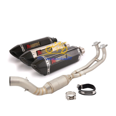 Slip for Yamaha TMAX 530 2017-2019 Exhaust Header Link Pipe 470mm Muffler System