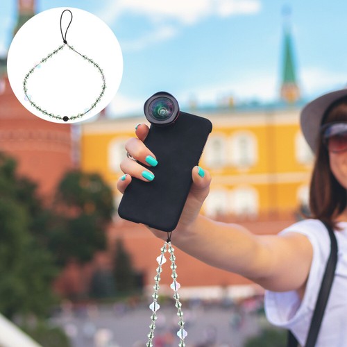 Phone Wristlet Beaded Keychain Wrist Strap Bead Phone Charm Phone Wristlet Charm - 第 10/12 張圖片