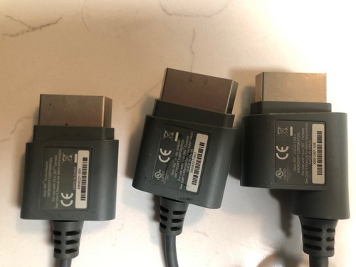 🔥Microsoft OEM Xbox 360 VGA AV Cable & Two OEM Xbox 360 audio adapters🔥Untest - Picture 3 of 3