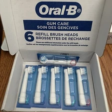Oral-B Gum Care Sensitive Clean Replacement Electric Brush Head Soft Adult 6 Pac