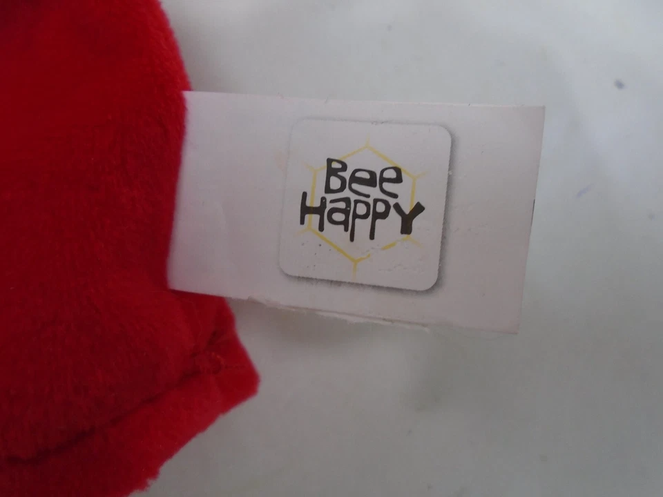 Dinosaurio Dragón ROJO Marioneta de Mano 10" Peluche Kellytoy Abeja Feliz Brillo Ojo Foto 3 de 4