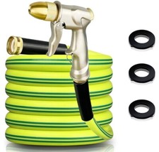 Heavy Duty Garden Hose 5 8 in x 10 ft Non Kinking Garden Hose Flexible Durable