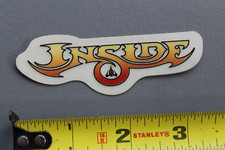 Inside Surfboards Clothing Clear Orange Fade OG V55A Vintage Surfing STICKER