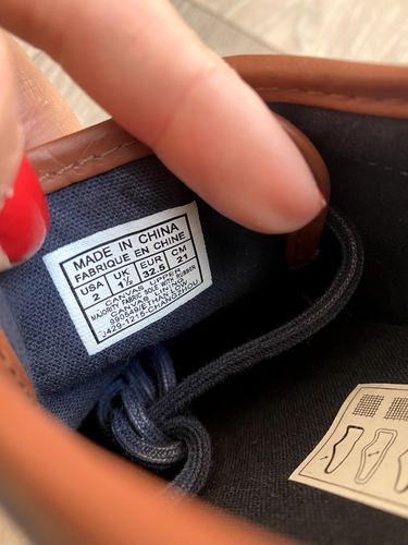 NEW POLO RALPH LAUREN ETHAN LOW TRAINERS, UK 1.5 - Picture 6 of 7